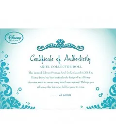 Muñeca edición limitada Ariel La Sirenetta Disney Store Disney Store - 8