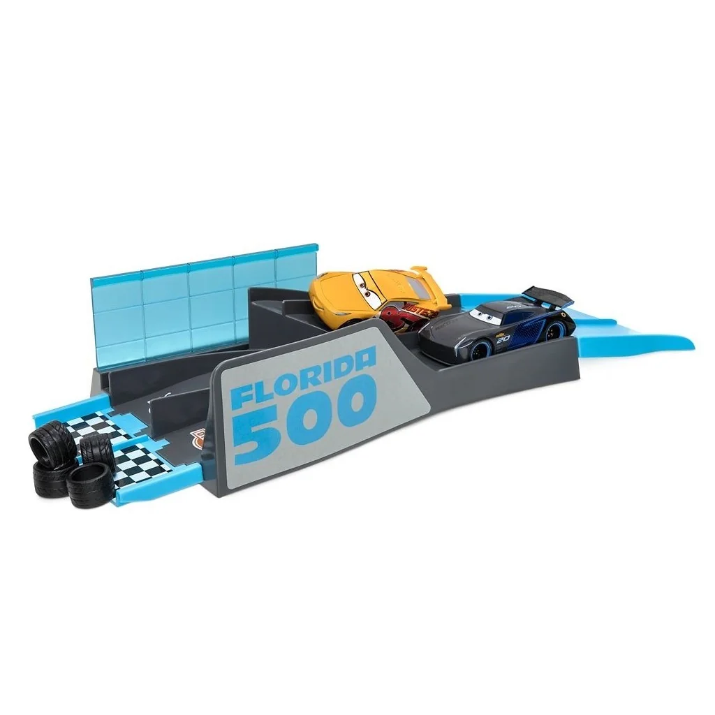 Set da gioco pista Cars Florida 500 Cruz e Storm Disney Store Disney Store - 1