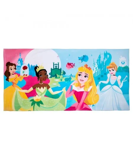 Princesses Aurora Tiana Belle Cinderella beach towel Disney Store Disney Store - 1