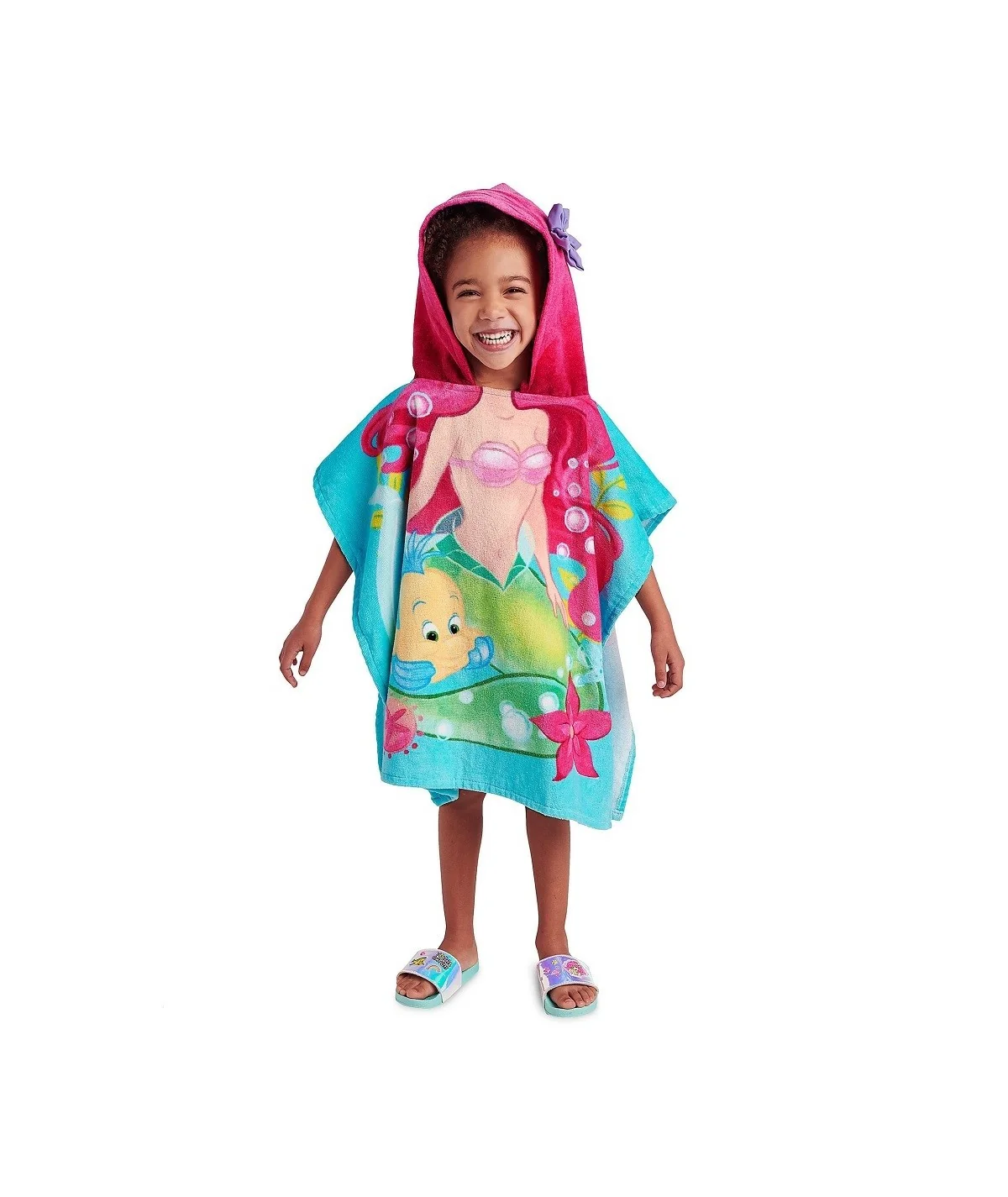 Kleine Meerjungfrau Ariel Strandponcho-Bademantel für kleine Mädchen Disney Store Disney Store - 1