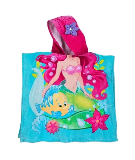 Kleine Meerjungfrau Ariel Strandponcho-Bademantel für kleine Mädchen Disney Store Disney Store - 2