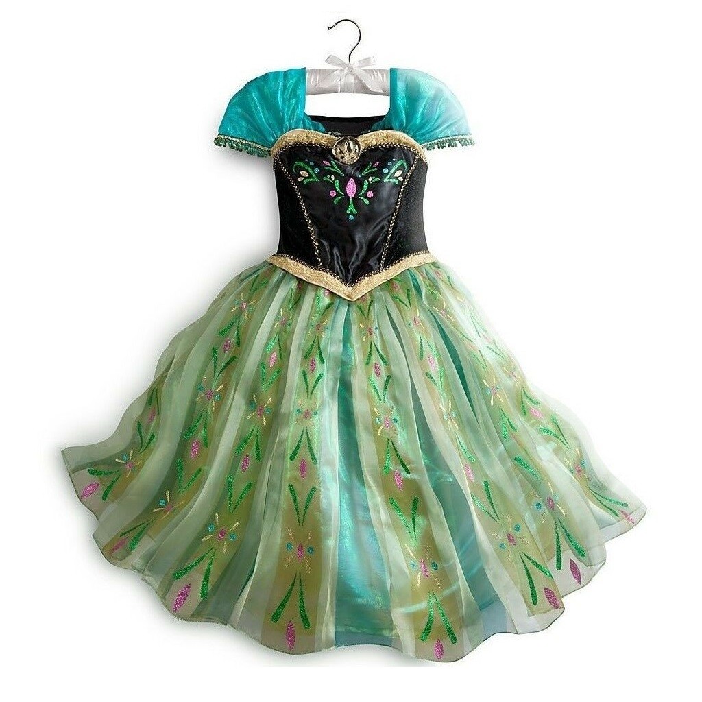 open lace back dress Amazon.com: Disney Frozen 2 Queen Anna Dress - Outfit Fits Sizes 4-6X