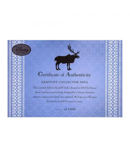 Bambola edizione limitata Kristoff Frozen Disney Store Disney Store - 8
