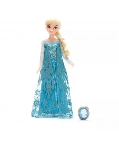 Poupée Elsa avec pendentif gelé Disney Store Disney Store - 1
