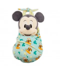 Peluche bebé Mickey Mouse con manta Disney Store Disney Store - 1