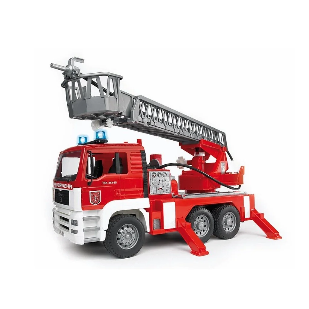 Camión de bomberos MAN TGA 02771 con luces y sonidos Bruder Bruder - 1