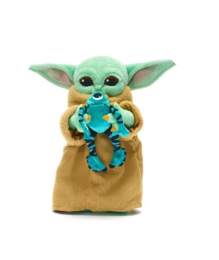 Peluche mini Yoda Mandalorian avec grenouille Sorgan Star Wars Disney Store Disney Store - 1