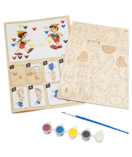 Set Ink & Peinture Pinocchio modèle en bois 3D Disney Store Disney Store - 3