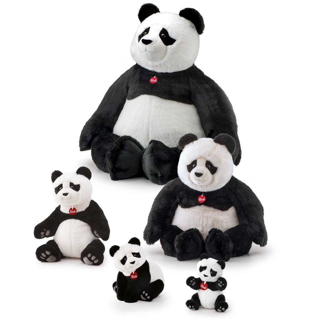 Peluche Panda Trudi 25 cm pupazzo originale Trudi panda plush soft toys vintage 