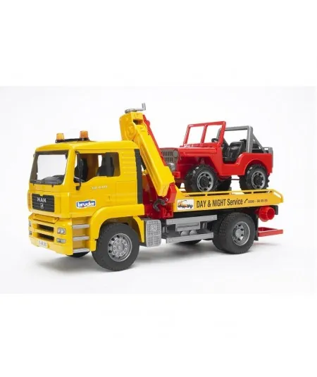 Camión remolque y Jeep 02750 Bruder Bruder - 2