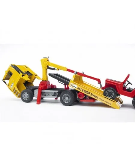 Trailer truck and Jeep 02750 Bruder Bruder - 3