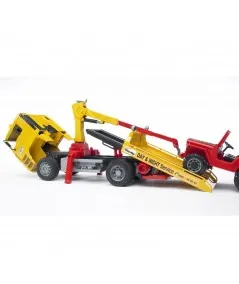 Camion remorque et Jeep 02750 Bruder Bruder - 3