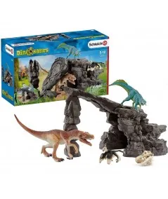 Set de juego de dinosaurios con cueva 41461 Schleich Schleich - 1
