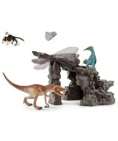 Set de juego de dinosaurios con cueva 41461 Schleich Schleich - 2