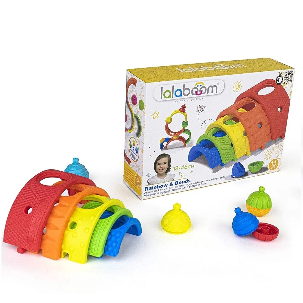 Ensemble de jeu arc-en-ciel Lalaboom Lalaboom - 1