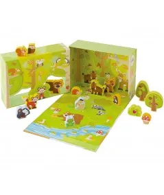 Coffret de jeu forêt en bois 82854 Sevi Trudi Trudi by Sevi - 2