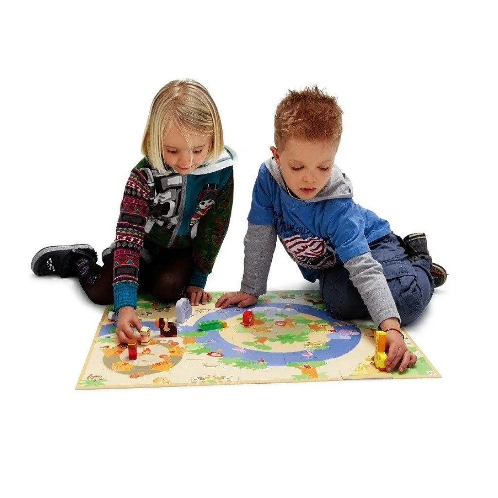 Puzzle Safari avec miniatures en bois 82625 Sevi Trudi Trudi by Sevi - 1