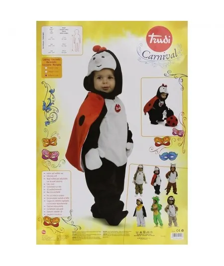 Costume peluche coccinella 5/6 anni 19149 Trudi Trudi - 2