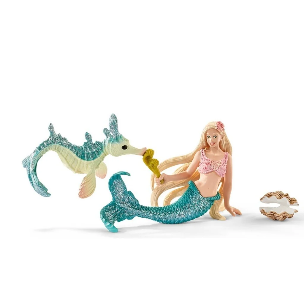 Set da gioco figura Michelle sirena e cavalluccio 70555 Schleich Schleich - 1
