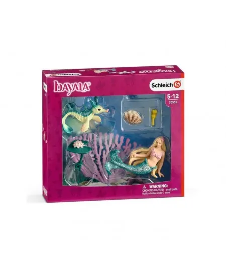 Set da gioco figura Michelle sirena e cavalluccio 70555 Schleich Schleich - 5