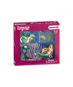 Set da gioco figura Michelle sirena e cavalluccio 70555 Schleich Schleich - 5