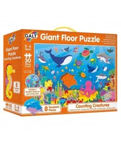 Duże puzzle podłogowe z morskim światem 3641502 Galt Galt - 1