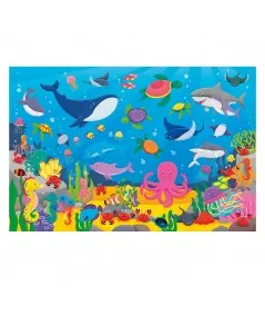 Duże puzzle podłogowe z morskim światem 3641502 Galt Galt - 2