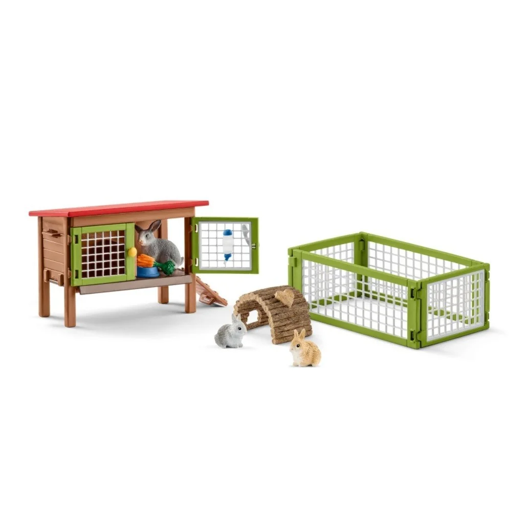 Set conigli con recinto 42420 Schleich Schleich - 1
