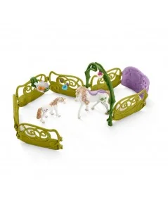 Set da gioco casa a fiore con accessori 42445 Schleich Schleich - 5