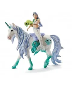 Mermaid figure with aquatic unicorn 42509 Schleich Schleich - 1