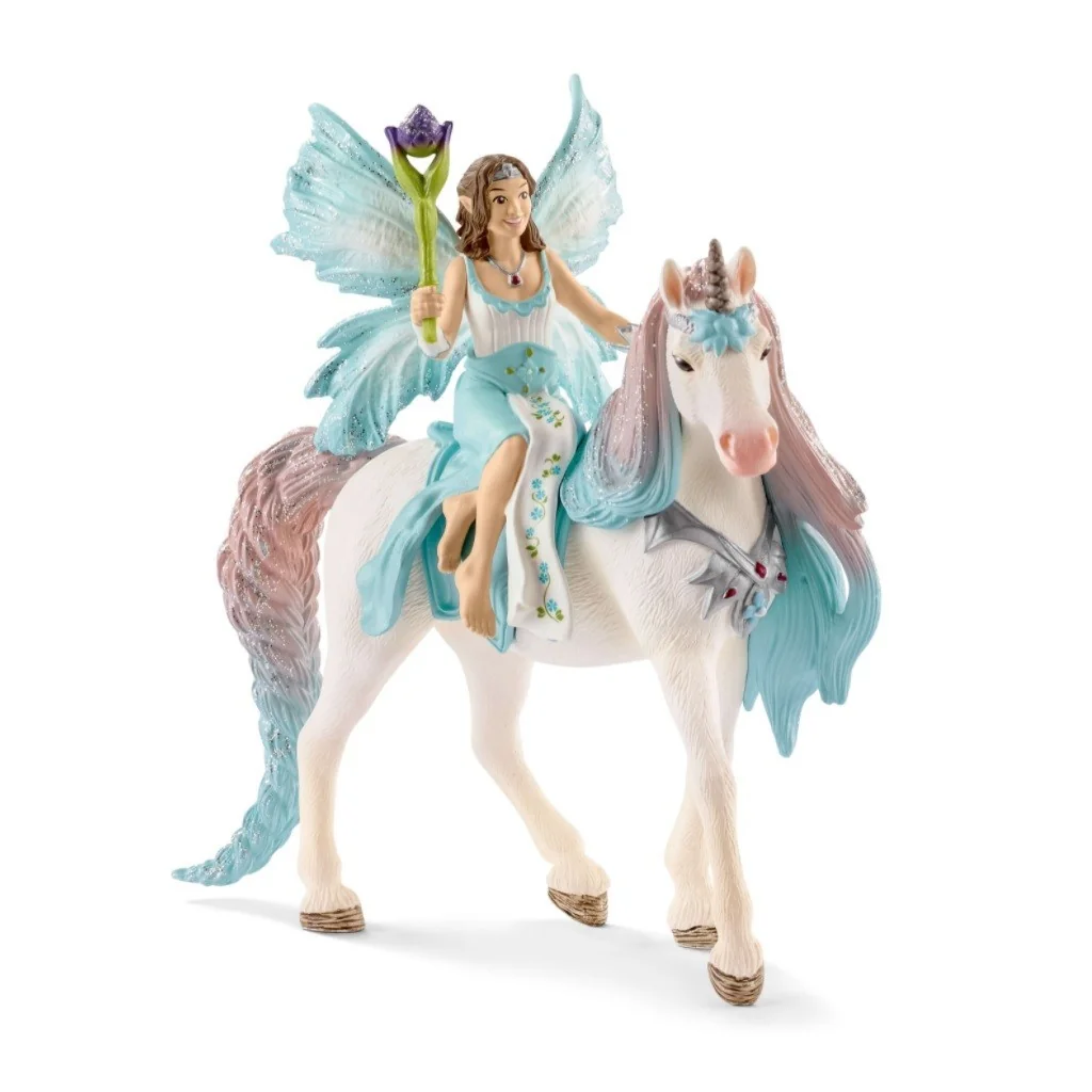 Figurine Eyela avec licorne princière Bayala 70569 Schleich Schleich - 1