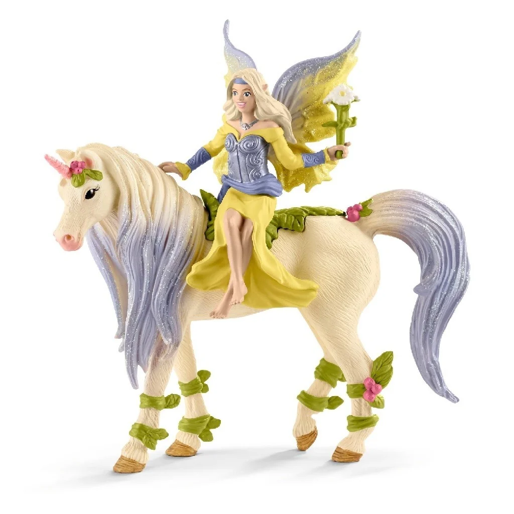 Sera figure with flower unicorn Bayala 70565 Schleich Schleich - 1