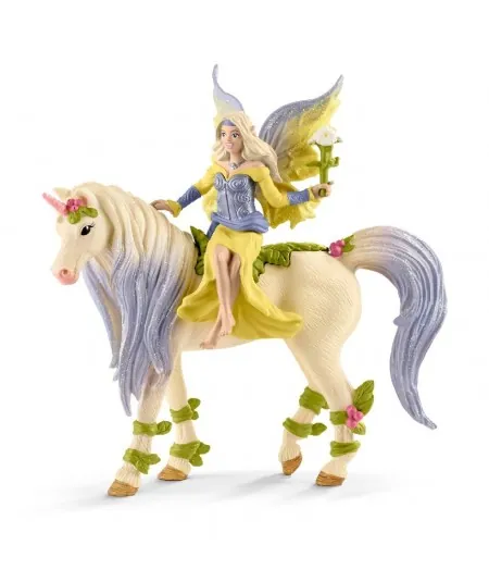 Figure de Sera avec la licorne de fleurs Bayala 70565 Schleich Schleich - 2