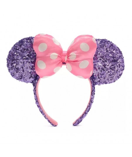 Egomania Punctuation simply Disney Parks Minnie Ears Sequin Adult Headband