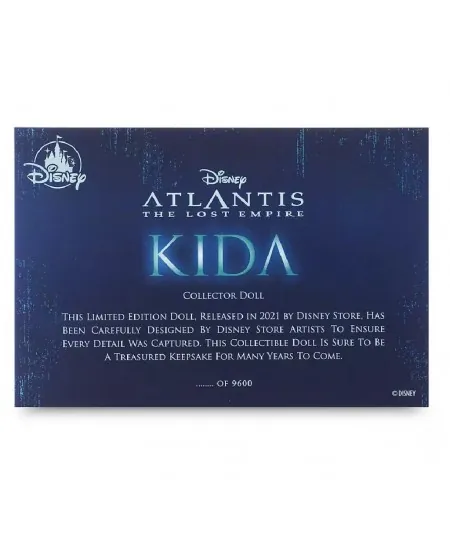 Bambola edizione limitata Kida Atlantis L'impero perduto Disney Store Disney Store - 9