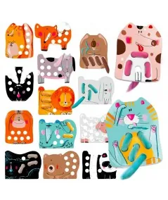 Gioco Infila, Sfila e Crea Montessori IT27811 Headu Headu - 2