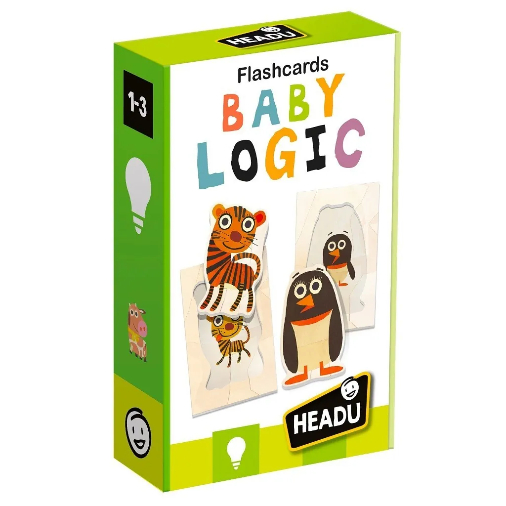 Fiszki Baby Logic gra logiczna MU23813 Headu Headu - 1