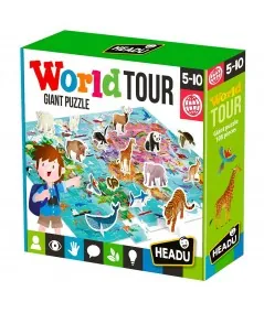 Juego de rompecabezas del mundo gigante MU26258 Headu Headu - 1