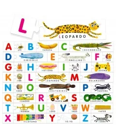 Gioco educativo Montessori Alfabeto Tattile IT20164 Headu Headu - 2