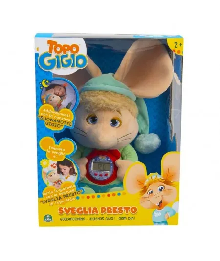 Pluszowy Topo Gigio budzi się wcześnie Giochi Preziosi Giochi Preziosi - 2