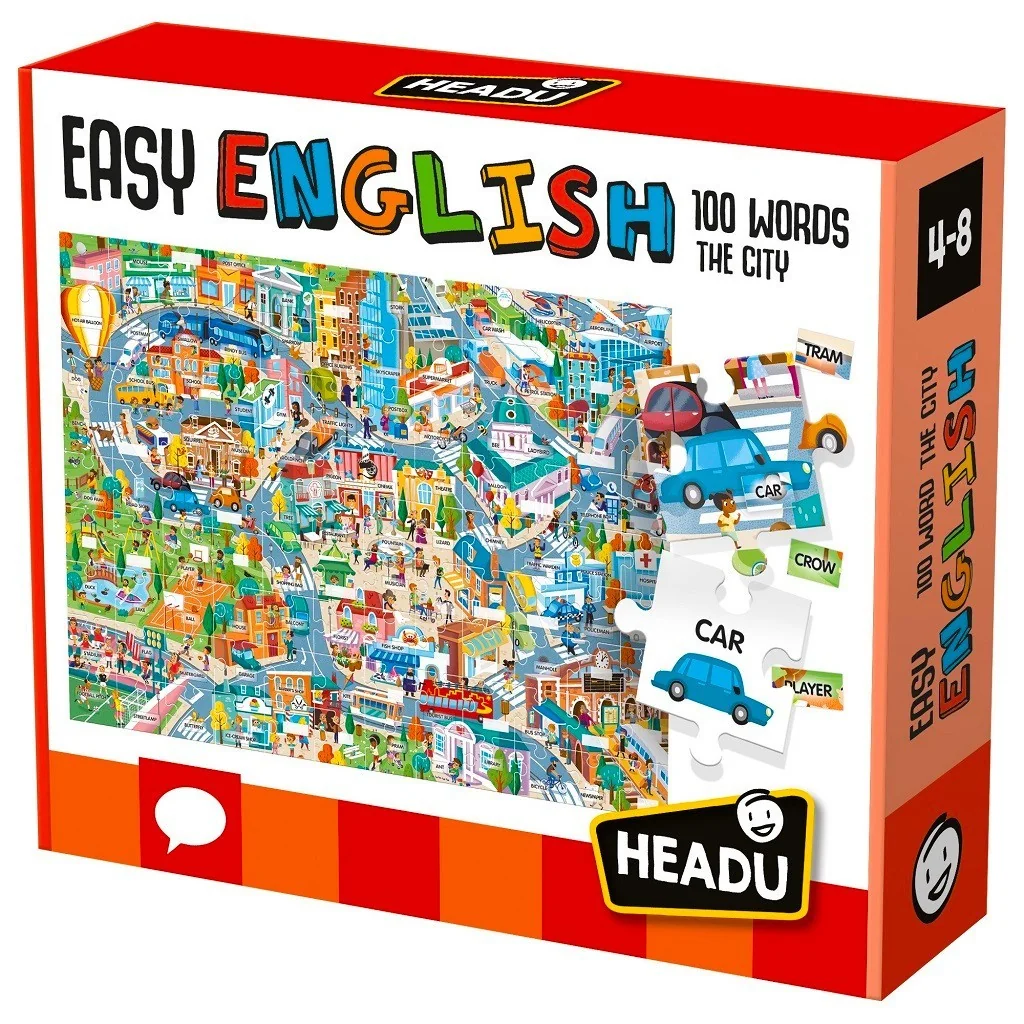 Gioco puzzle inglese facile città IT21000 Headu Headu - 1