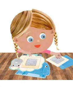 Dotykowa gra edukacyjna Montessori ze zwierzętami IT20188 Headu Headu - 3