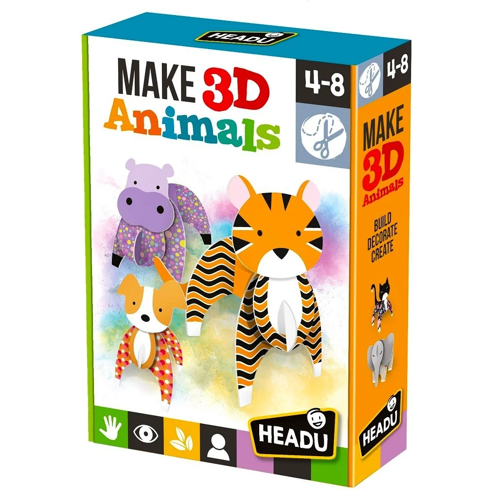 Je crée des animaux en 3D MU24704 Headu Headu - 1