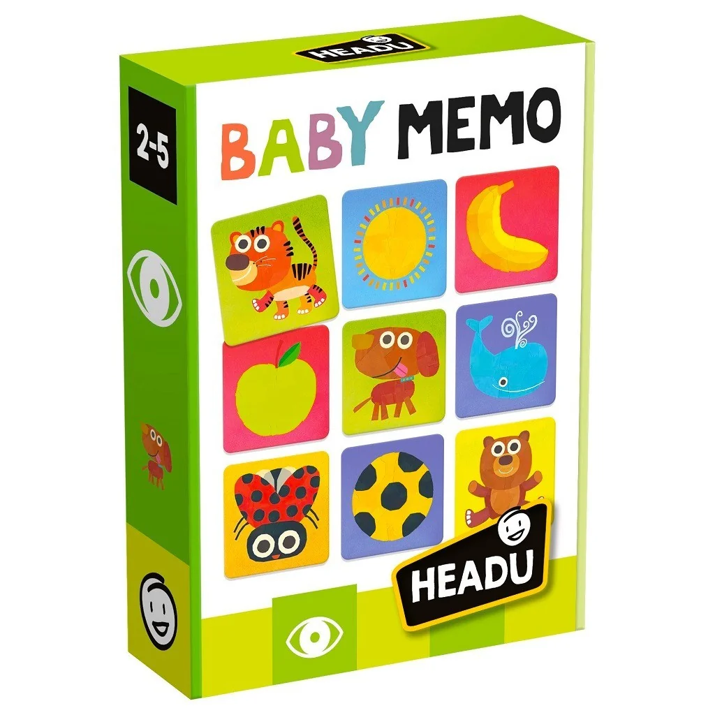 Juego de memoria bebé MU23905 Headu Headu - 1