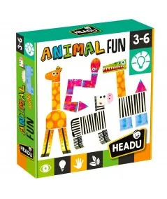 Funny animals Montessori educational game MU24797 Headu Headu - 1