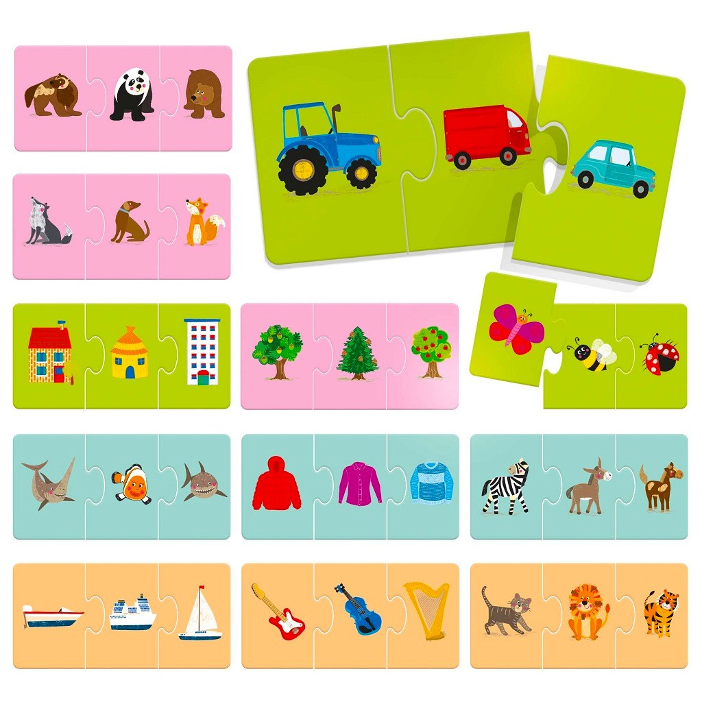 Headu Puzzle IT20768 – Lernpuzzle Für Vorschulkinder, 36 Teile, Mehrfarbig, Fördert Logisches Denken