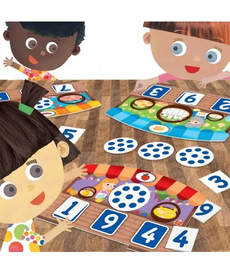 Gioco educativo Montessori Tombola Tattile dei Numeri IT20249 Headu Headu - 3