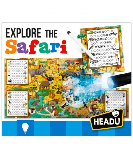 Gioco puzzle esplora Safari IT21420 Headu Headu - 3