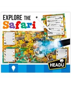 Gioco puzzle esplora Safari IT21420 Headu Headu - 3