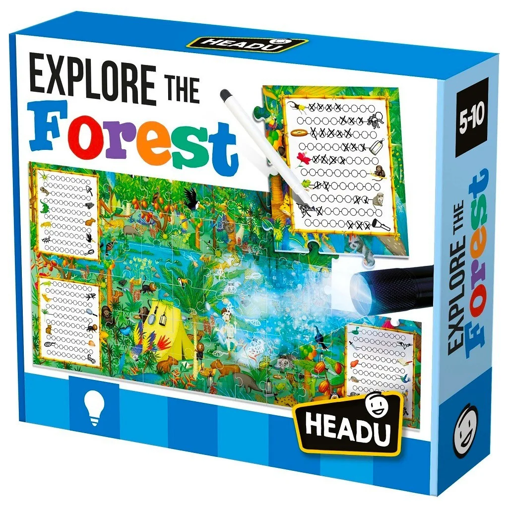 Gioco puzzle esplora la foresta IT22304 Headu Headu - 1